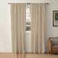 Sheer White Cotton Drapes | Light Blocking Window Curtains