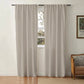 Sheer White Cotton Drapes | Light Blocking Window Curtains