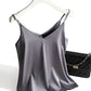 Luxury Silk Vest Top V Neck Sleeveless
