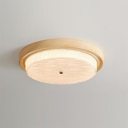 Sleek Overhead Light | Simple Metal Glass Fixture
