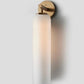Elegant Glass Wall Light | Round Soft Shade with Metal Base - HappyKidMart