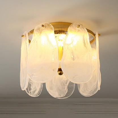 Luxurious Glass Pendant Light | Gold Finish