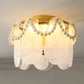 Luxurious Glass Pendant Light | Gold Finish