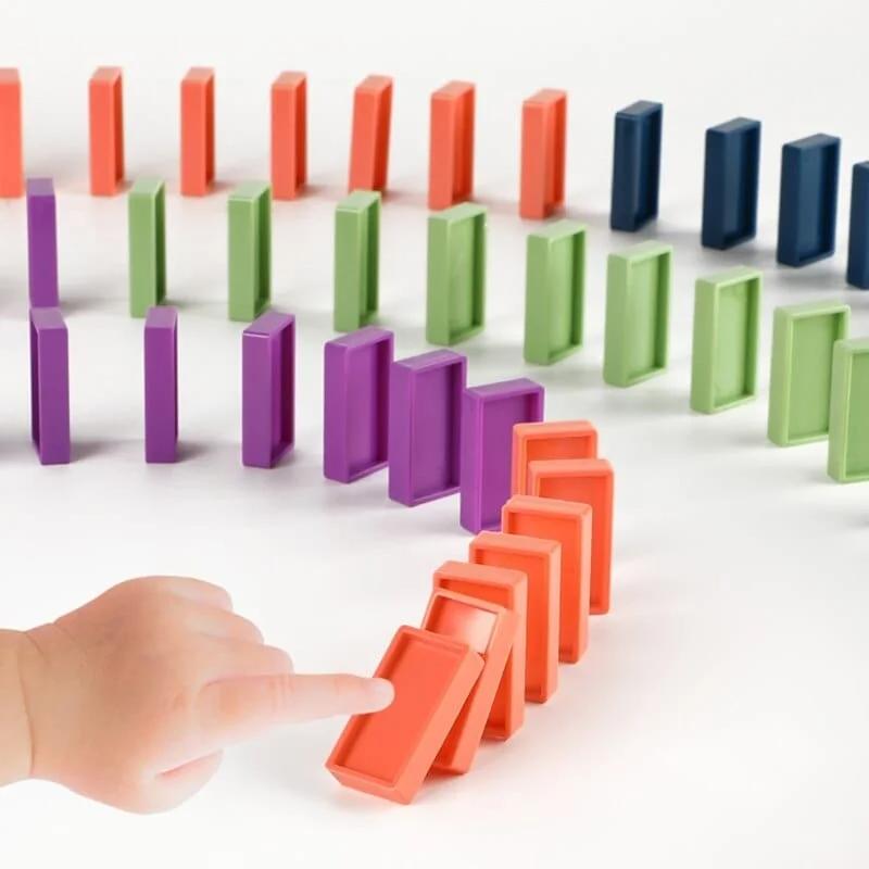 Automatic Domino Train Kids Toy