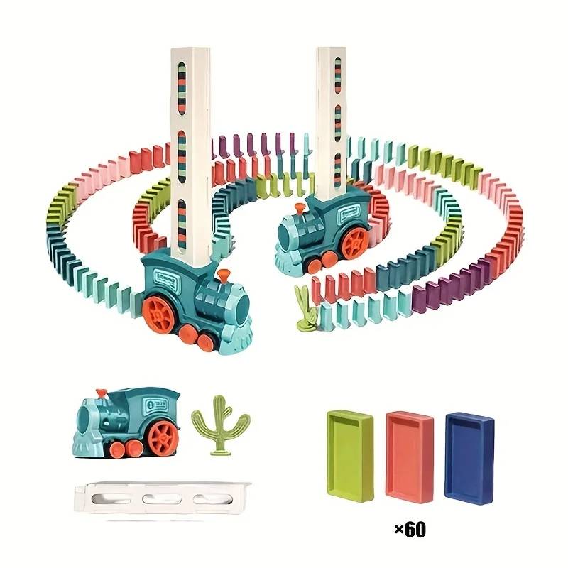 Automatic Domino Train Kids Toy