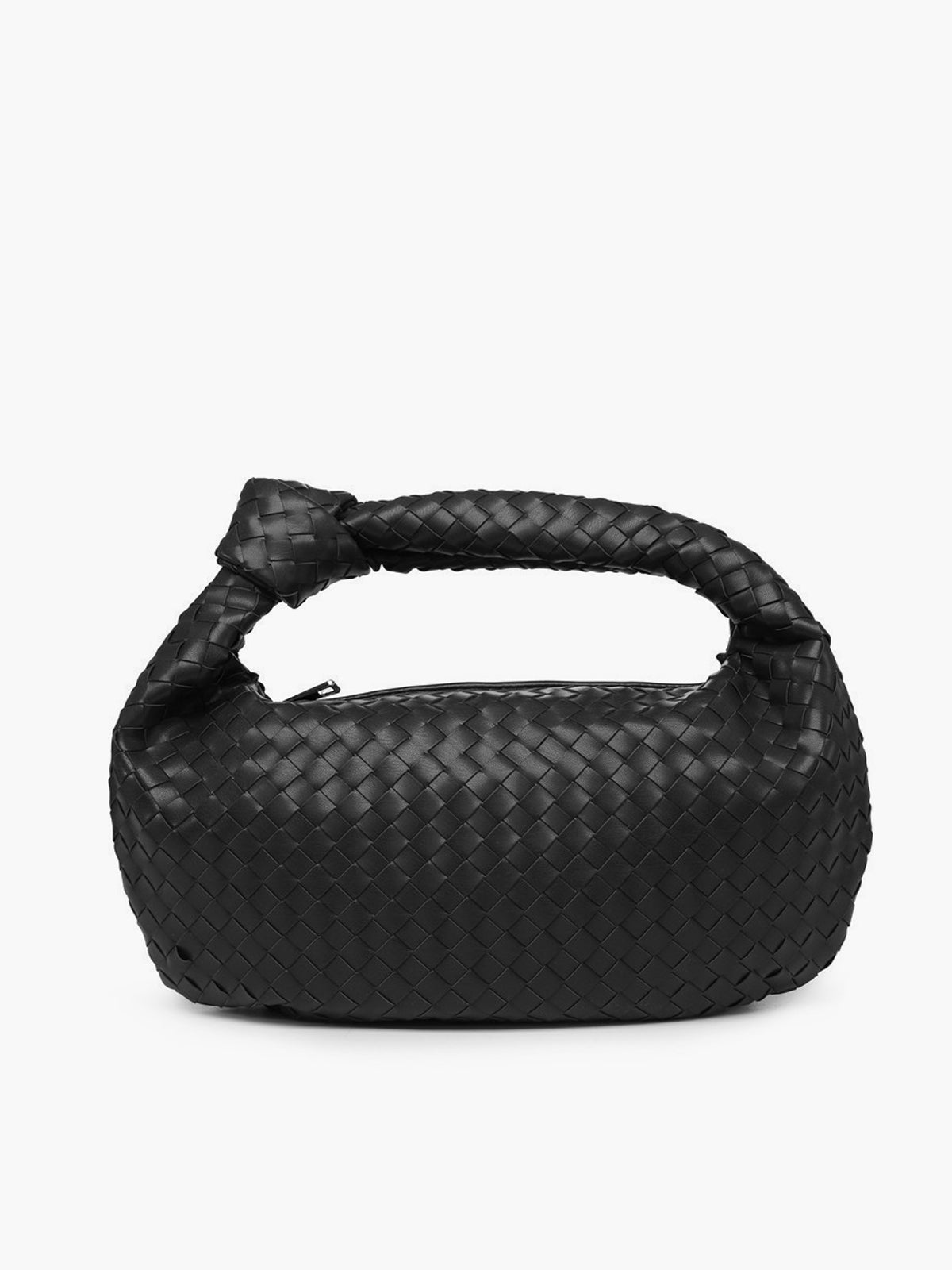 Stylish Woven Leather Tote Shoulder Bag