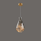 Stylish Grey Glass Drop Light