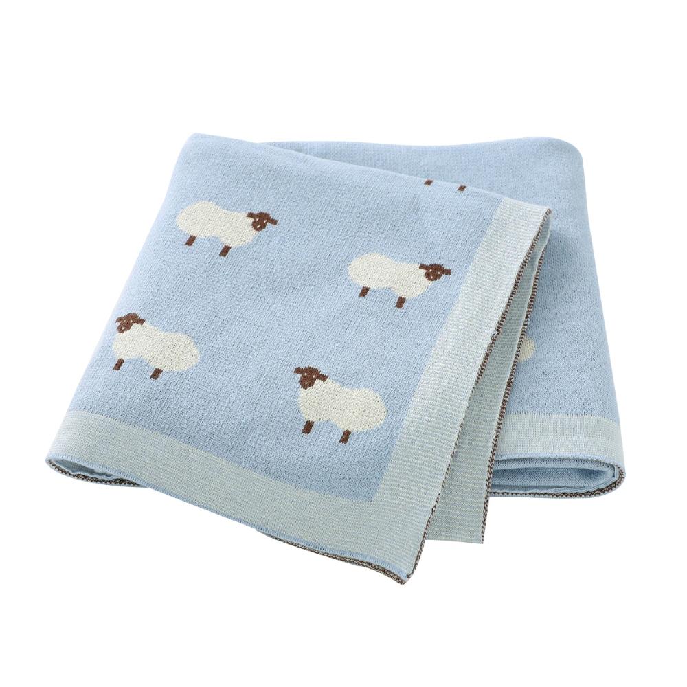 Baby Swaddle Blanket Cotton Knit