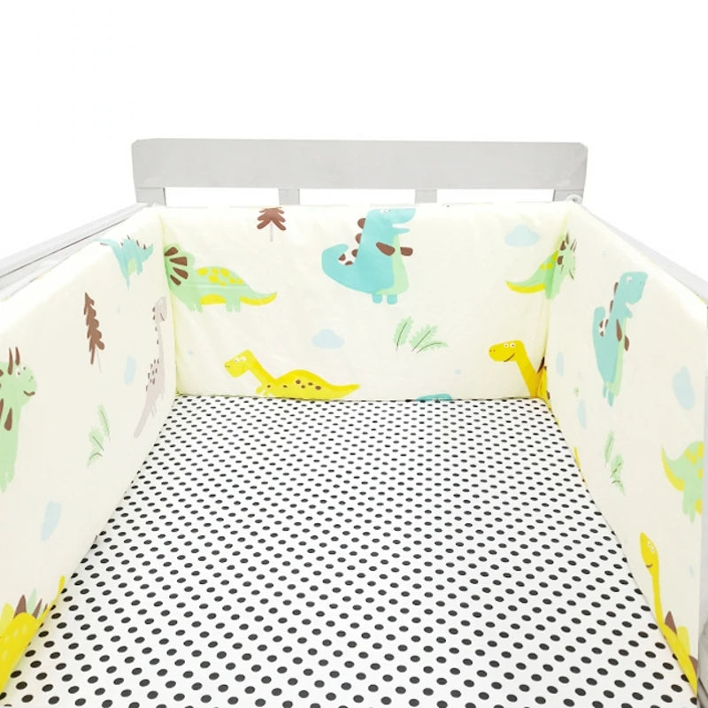 Printed Cotton Baby Cot Bumper for Bed Protection Accessories