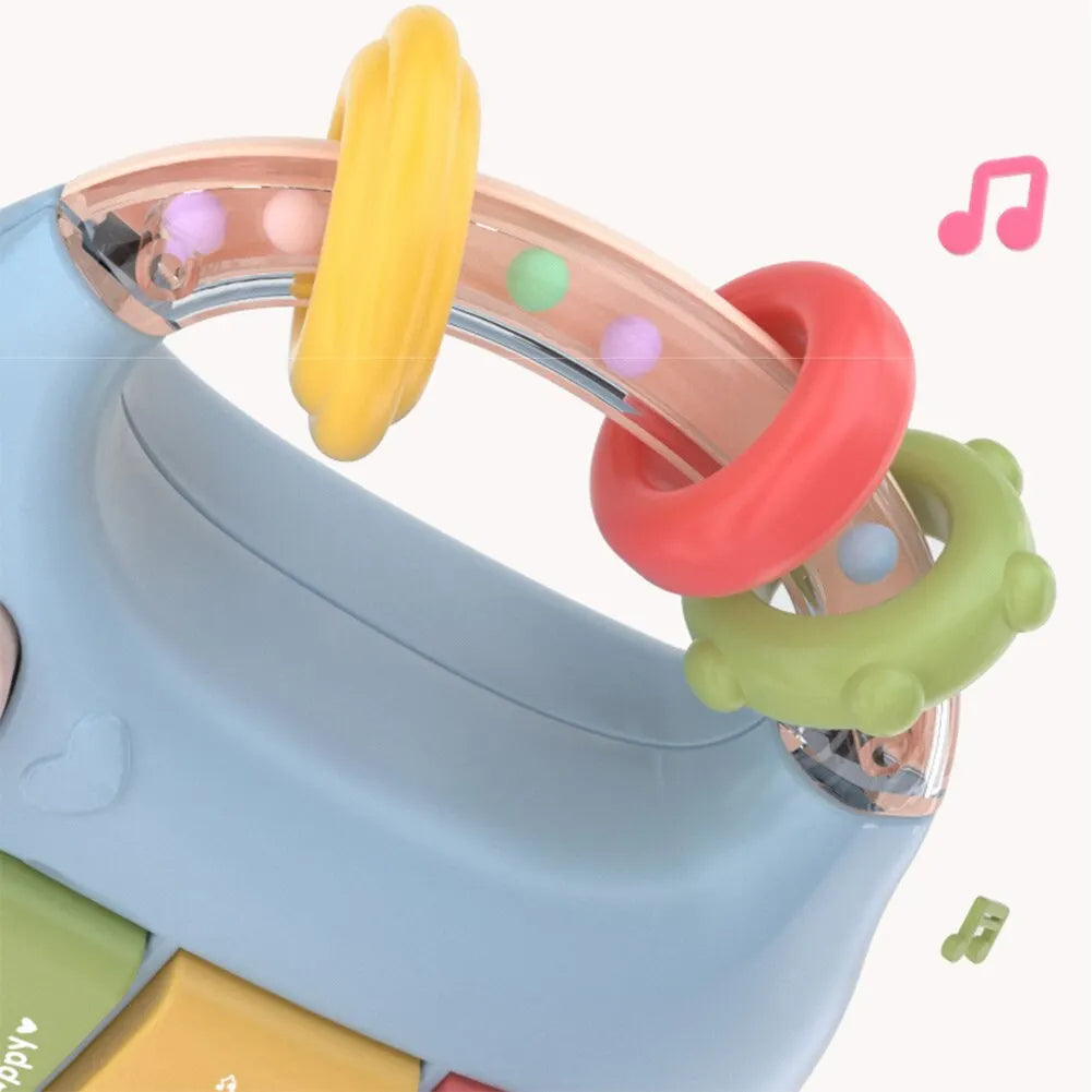 Baby Electric Musical Luminous Feeding Bottle Soft Pacifier Teether