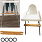 Baby Highchair Footrest With Rubber Ring