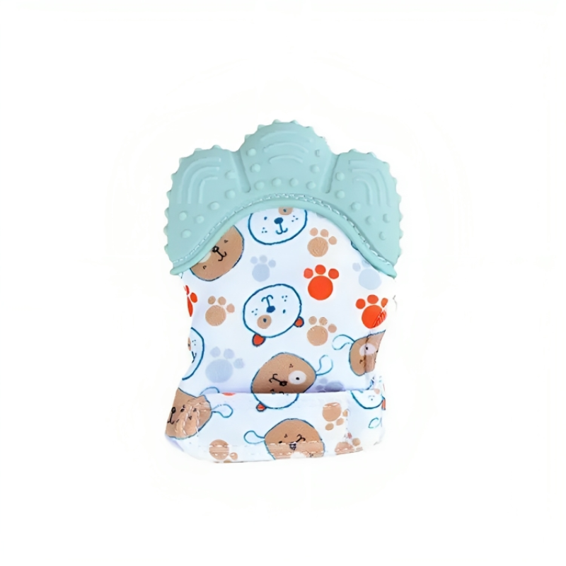 Baby Teether Cartoon Printed Glove