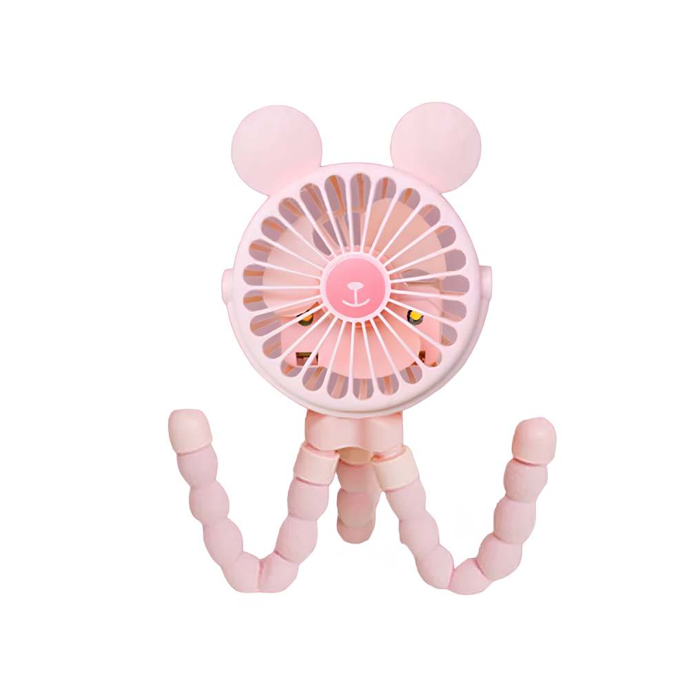 Baby USB Rechargeable Stroller Portable Fan