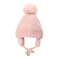 Baby Big Pompom Beanie with Earflap