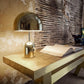 Chic Metal Desk Lamp With Golden Finish - HappyKidMart