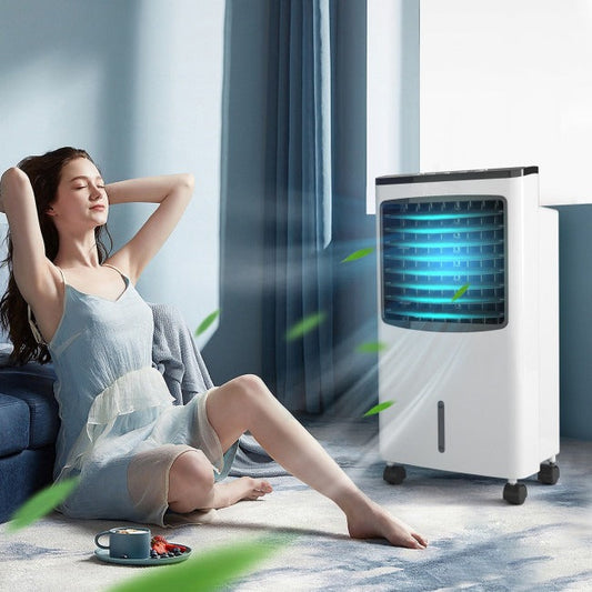 Compact Energy Saving Floor Fan Cooler - HappyKidMart