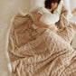 Cozy Reversible Fleece Throw Blanket