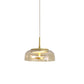 Stylish Glass Hanging Light | Gold and White Shade