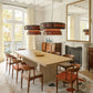 Vintage Glass Hanging Light | Classic Brown Lamp Shade - HappyKidMart
