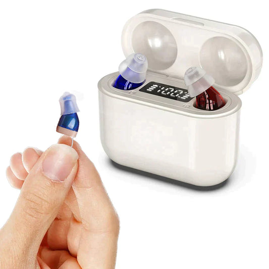 Rechargeable Hearing Amplifier with Noise Cancellation - HappyKidMart