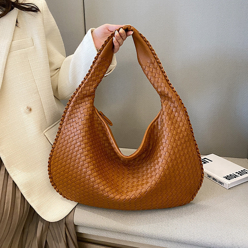 Bohemian Braided Leather Handbag