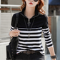 Relaxed Fit Pastel Stripe Pullover