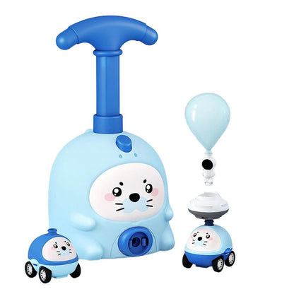 Kids Ballon Car Toy Launcher-Rocket Balloon Tower 