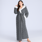 Plush Ladies Cozy Hooded Bath Robe