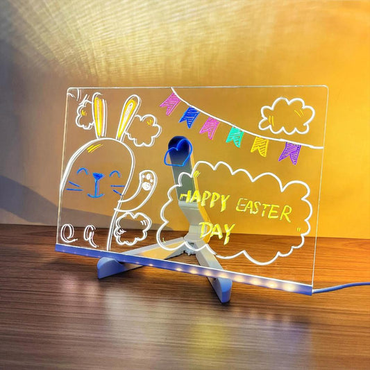 Colorful LED Note Board With Night Light