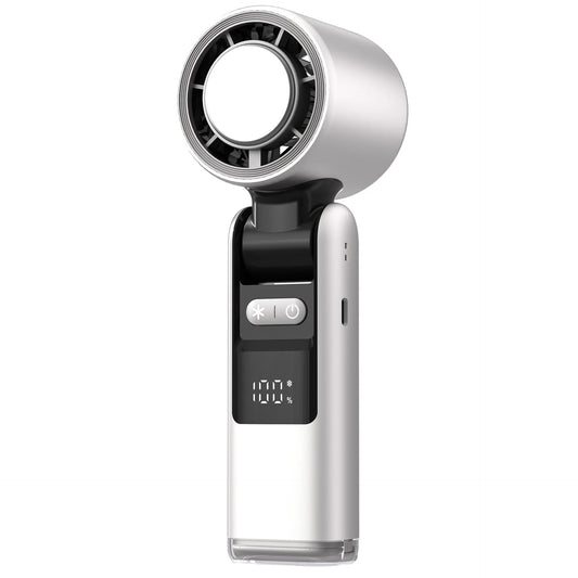 Compact Personal Fan with LCD Display - HappyKidMart