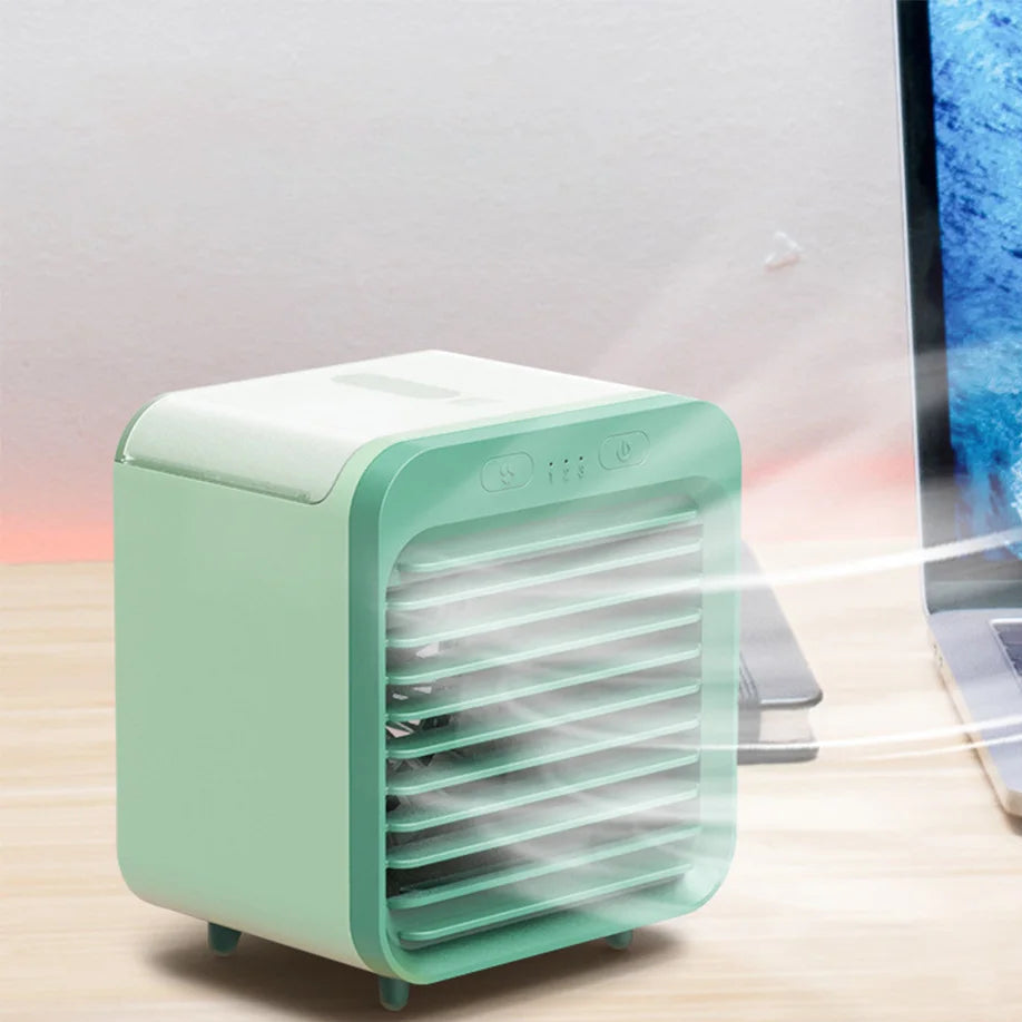Compact Personal Air Cooler with Mist Fan - HappyKidMart