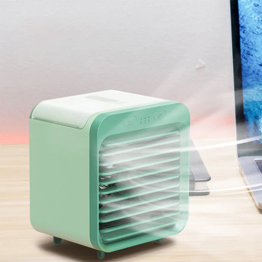 Compact Personal Air Cooler with Mist Fan - HappyKidMart