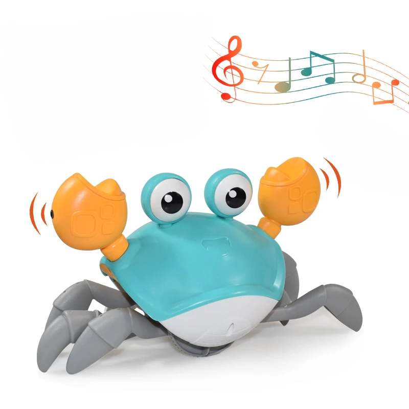 Sensing Crawling Crab Toy with Music Sounds