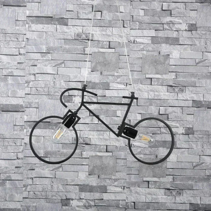 Contemporary Bike Shaped White LED Ceiling Light