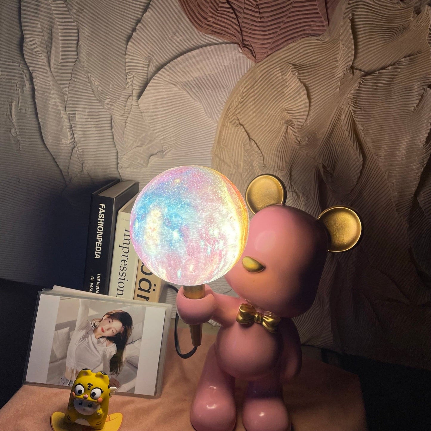 Colorful Bear Nursery Night Light Projector
