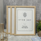 Rustic Wooden Picture Frame Set
