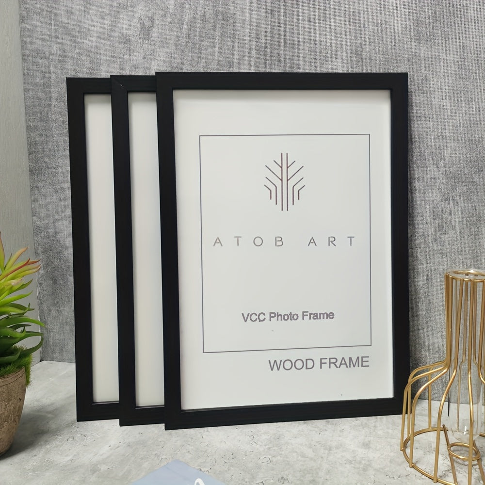Rustic Wooden Picture Frame Set