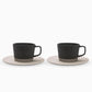 Rustic Ceramic Coffee Mug Set | Earthy Design