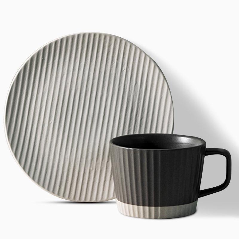 Rustic Ceramic Coffee Mug Set | Earthy Design