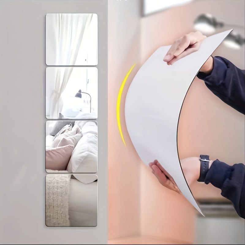 Stylish Wall Mirror Set | Durable Acrylic Panels
