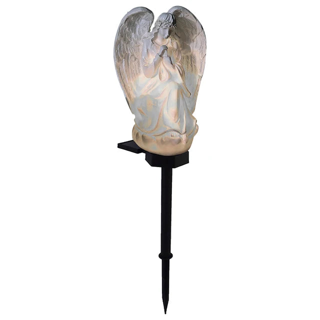 Outdoor Solar Powered Angel Statue