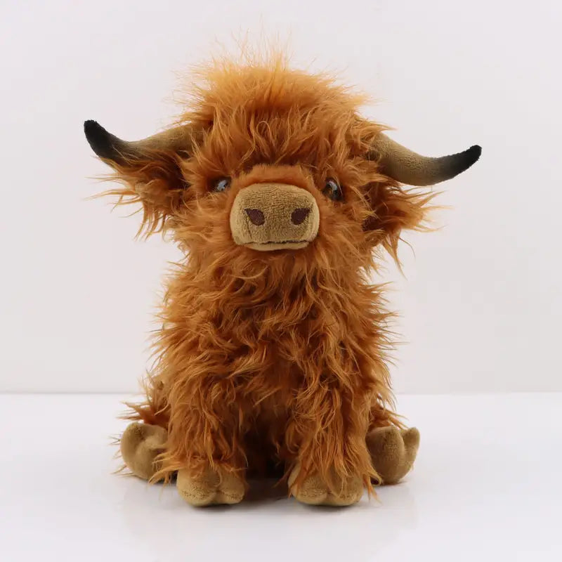 Cuddly Farm Cow Soft Toy - HappyKidMart