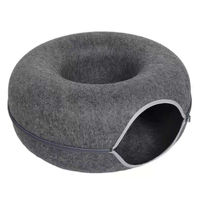 Cozy Pet Donut Bed | Soft Plush Dog Mattress - HappyKidMart