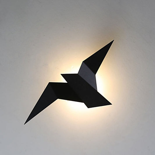 Stylish Metal Bird Wall Lamp - HappyKidMart
