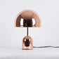 Chic Metal Desk Lamp With Golden Finish