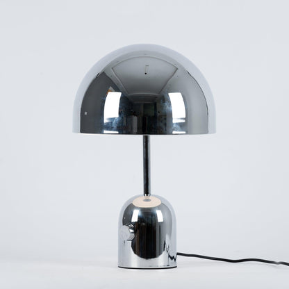 Sleek Glass Table Lamp | Chrome Finish
