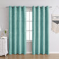 Grey Patterned Room Darkening Curtains