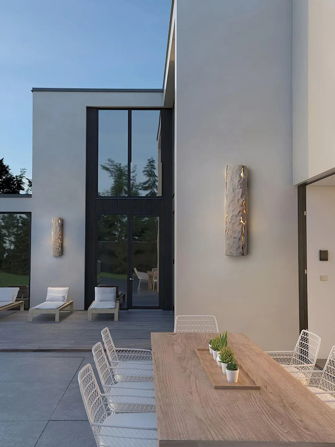 Rustic Bronze Outdoor LED Wall Sconce