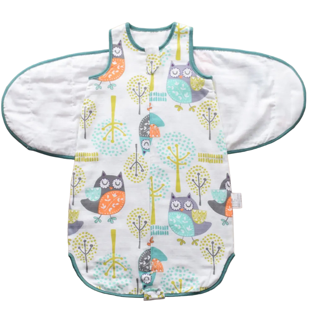 Cotton Wearable Changing Diaper Swaddle Wrap