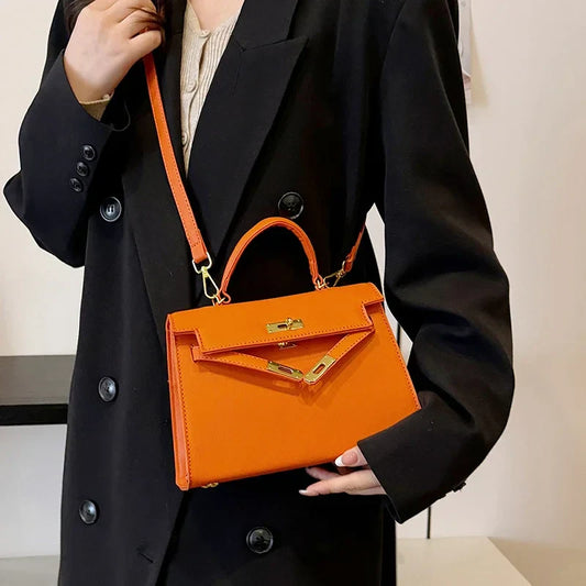 Premium Leather Small Handbag - HappyKidMart